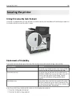 Preview for 205 page of Lexmark CX410 series User Manual