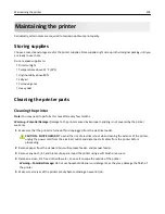 Preview for 209 page of Lexmark CX410 series User Manual