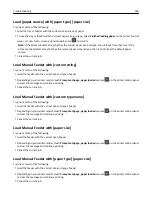 Preview for 260 page of Lexmark CX410 series User Manual