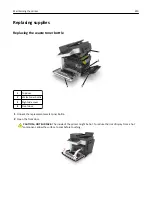 Preview for 220 page of Lexmark CX510 series User Manual