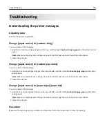 Preview for 260 page of Lexmark CX510 series User Manual