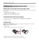 Предварительный просмотр 21 страницы Lexmark CX725 Series User Manual