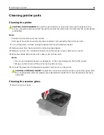 Preview for 58 page of Lexmark CX820 Series User Manual