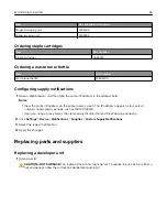 Preview for 63 page of Lexmark CX820 Series User Manual