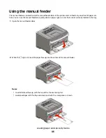 Предварительный просмотр 46 страницы Lexmark E260 Series User Manual