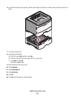 Предварительный просмотр 21 страницы Lexmark E360D 420 User Manual