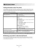 Preview for 7 page of Lexmark GENESIS S815 Quick Reference Manual