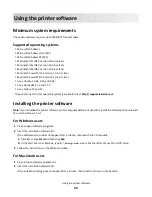 Preview for 49 page of Lexmark GENESIS S815 Quick Reference Manual