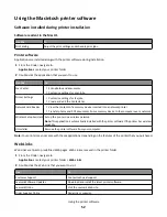 Preview for 52 page of Lexmark GENESIS S815 Quick Reference Manual