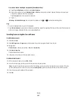 Preview for 67 page of Lexmark GENESIS S815 Quick Reference Manual