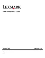 Preview for 1 page of Lexmark INTERACT Interact S605 User Manual