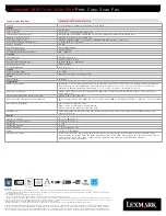 Preview for 2 page of Lexmark Interpret S415 Product Specifications