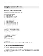 Preview for 22 page of Lexmark Interpret S415 User Manual