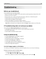 Preview for 121 page of Lexmark Interpret S415 User Manual