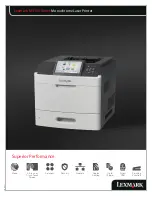 Lexmark M5155 Product Specifications preview