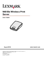 Lexmark MarkNet N4050e User Manual preview