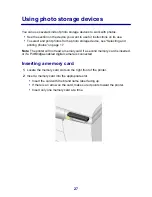 Предварительный просмотр 27 страницы Lexmark Memory Maker 450 Series User Manual