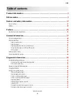 Предварительный просмотр 3 страницы Lexmark MS71x Service Manual