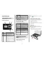 Lexmark MS911 Quick Reference Manual preview