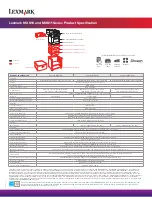 Preview for 2 page of Lexmark MX610de Specifications