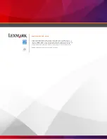 Предварительный просмотр 3 страницы Lexmark MX611 Series Brochure & Specs