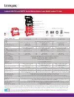 Preview for 2 page of Lexmark MX710de Specfications