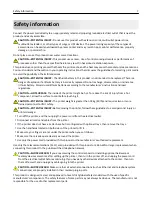 Preview for 7 page of Lexmark MX910 Series User Manual