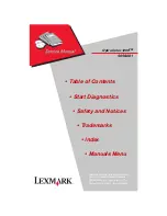 Lexmark Optra Color 1200 Service Manual preview