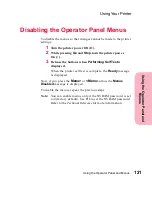 Preview for 137 page of Lexmark Optra S 1250 User Manual