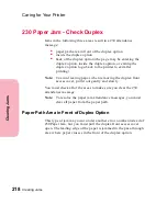 Preview for 234 page of Lexmark Optra S 1250 User Manual