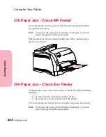 Preview for 250 page of Lexmark Optra S 1250 User Manual