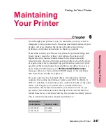 Preview for 263 page of Lexmark Optra S 1250 User Manual