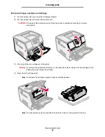 Предварительный просмотр 87 страницы Lexmark Optra T642n User Manual