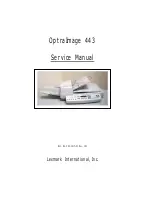 Preview for 1 page of Lexmark OptraImage 443 Service Manual