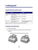 Preview for 8 page of Lexmark P315 - DPI Photo Printer User Manual