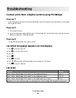 Предварительный просмотр 52 страницы Lexmark P350 User Manual