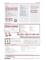 Preview for 2 page of Lexmark P6250 Specifications