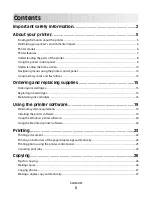 Preview for 3 page of Lexmark Platinum Pro903 Reference Manual