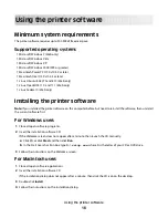 Preview for 18 page of Lexmark Prevail Pro703 Reference Manual