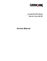 Lexmark Pro910 Series Service Manual preview