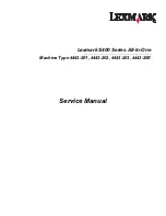 Lexmark S400 Series Service Manual preview