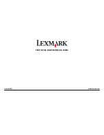 Lexmark S410 series Quick Reference Manual preview