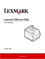 Lexmark T620 User Reference Manual preview