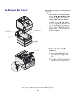 Preview for 19 page of Lexmark T630 - Printer - B/w Setup Manual