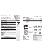 Preview for 2 page of Lexmark T640rn Specifications