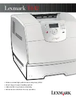 Preview for 1 page of Lexmark T642 - Monochrome Laser Printer Brochure