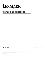 Preview for 1 page of Lexmark T642 - Monochrome Laser Printer Manual