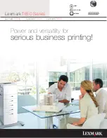 Lexmark T650n Brochure & Specs preview