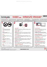 Preview for 1 page of Lexmark X 2600 Quick Setup