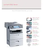 Предварительный просмотр 3 страницы Lexmark X463de Brochure & Specs